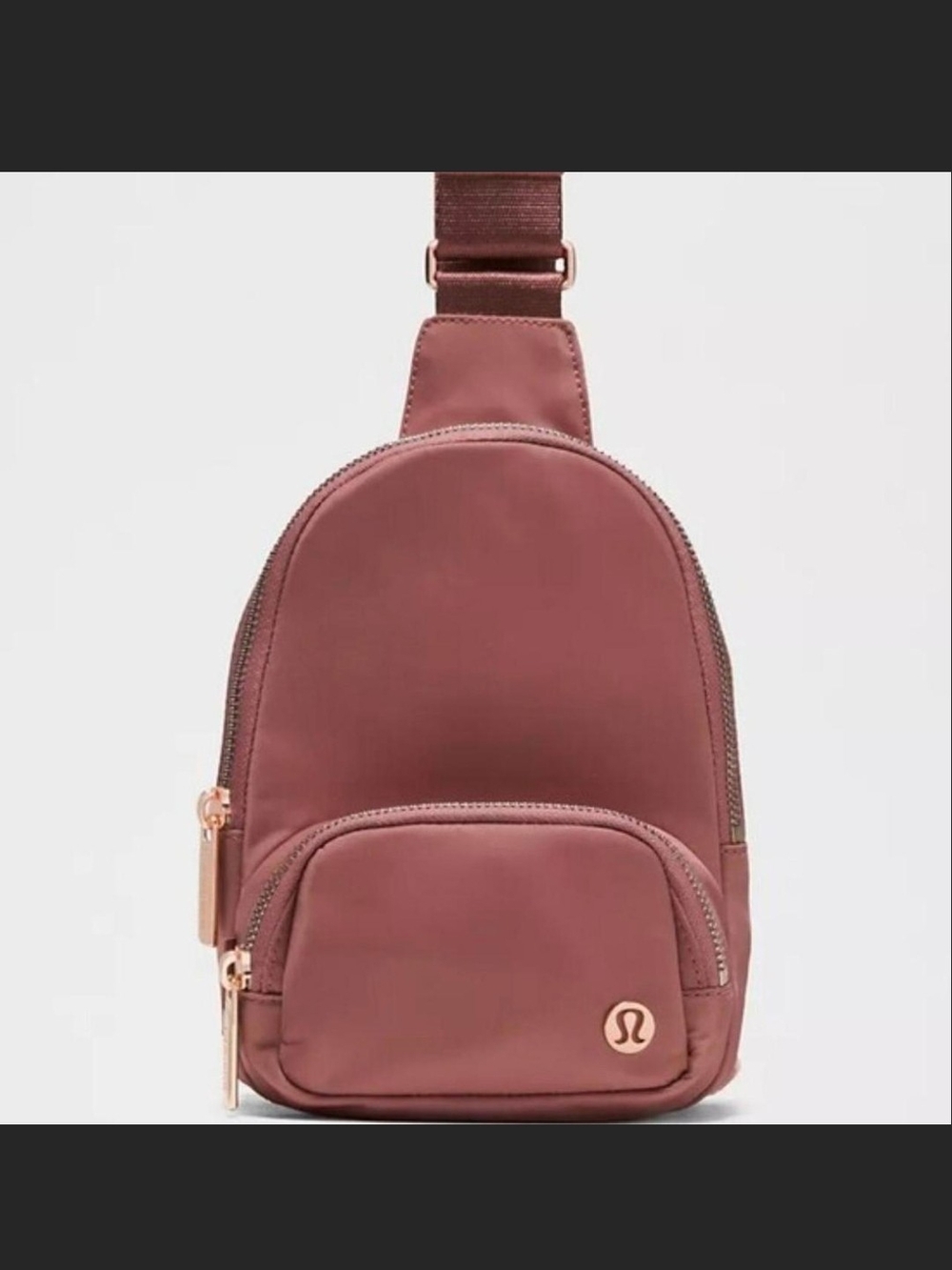lululemon athletica Everywhere Sling Bag Small in Dusty Rose Metallic